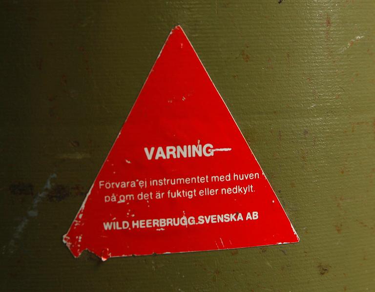 VÅGBASTEODOLIT, M/39, Wild, Heerbrugg no 1289.