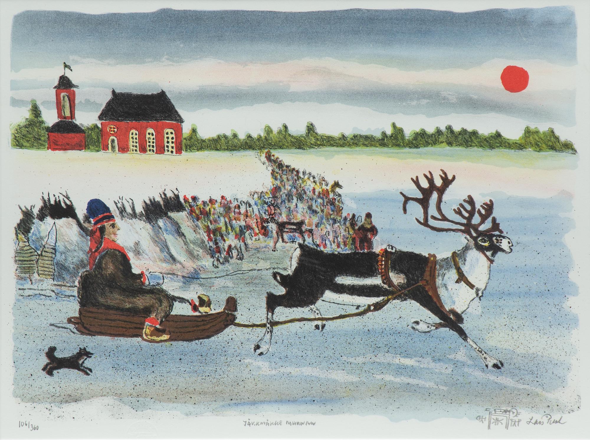 Lars Pirak, "Jåkkmåkke market".