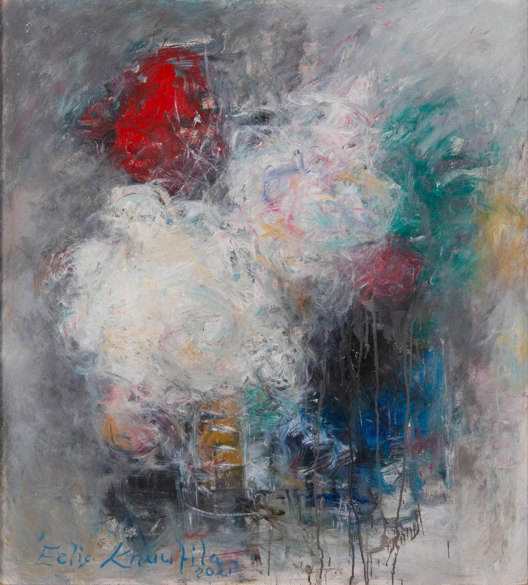 Eelis Knuutila, oil on board, signed and dated 2021.