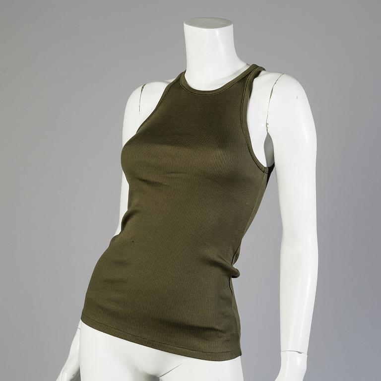 A cardigan and two top by Ralph Lauren.