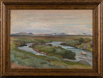 EERO JÄRNEFELT, LANDSCAPE WITH A STREAM.