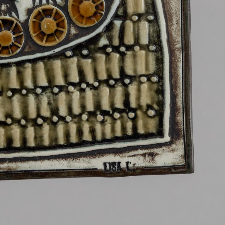 Lisa Larson, three wall reliefs, Gustavsberg.