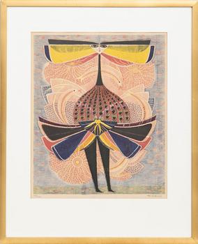 Max Walter Svanberg,  lithograph signed dated and numbered 58 189/260.