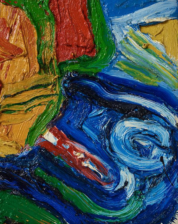 Bengt Lindström, oil on canvas, signed, estate stamp verso, executed in the 1990s.