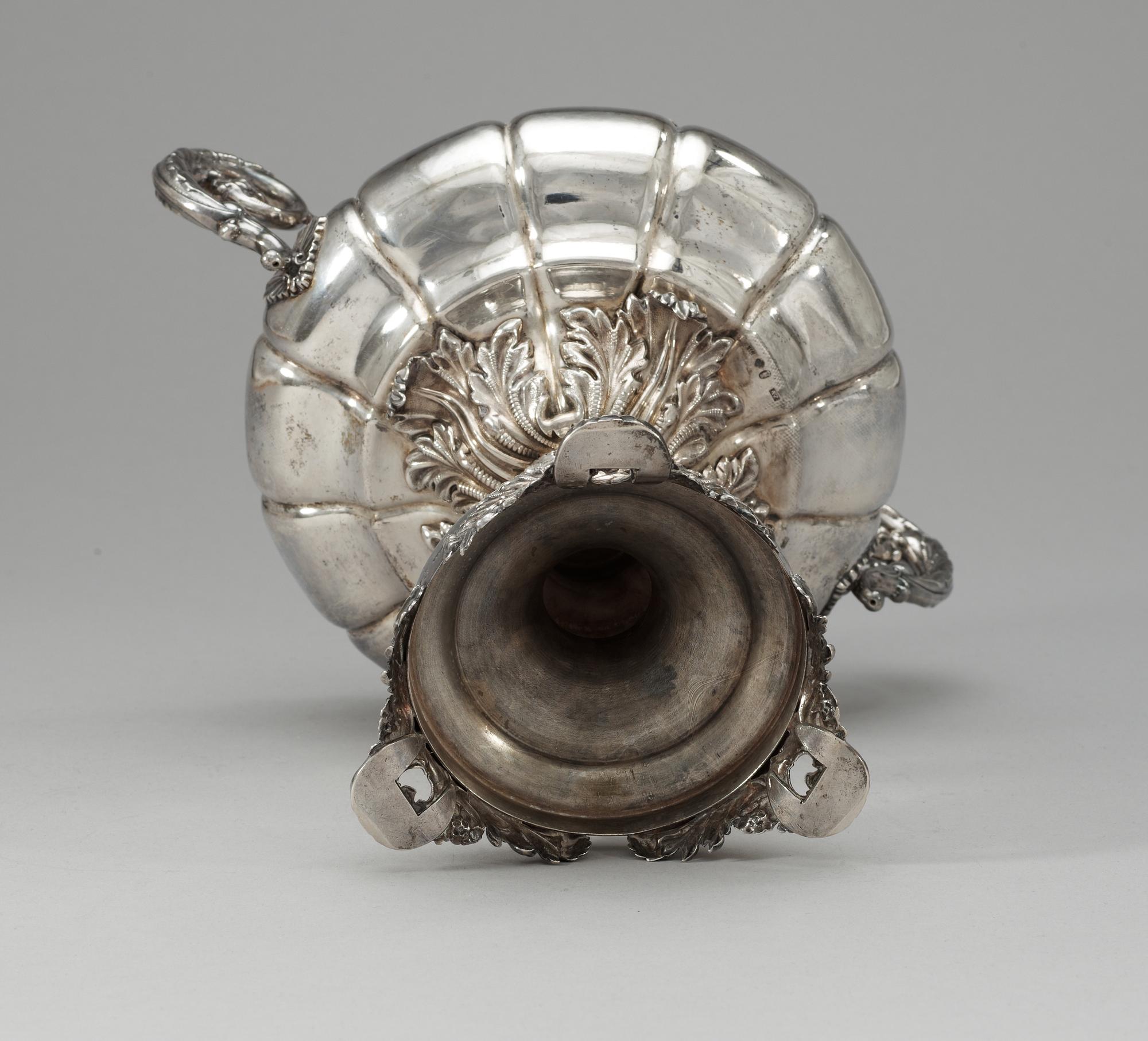 A Swedish century silver sugar-bowl, makers mark of Adolf Zethelius.