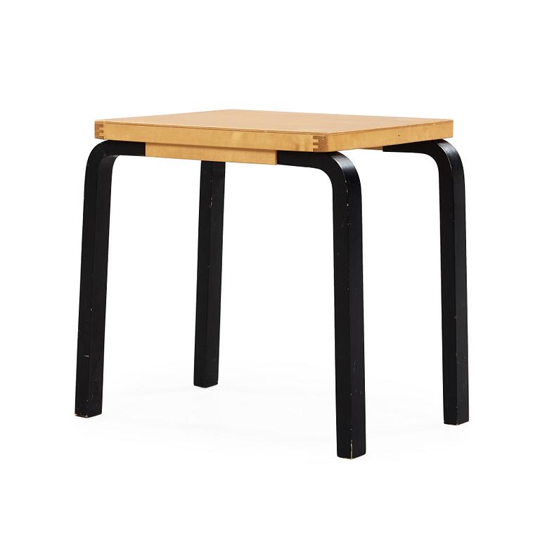 An Alvar Aalto birch table, made on license by Aalto Design Hedemora, for Artek, Sweden 1946-56.