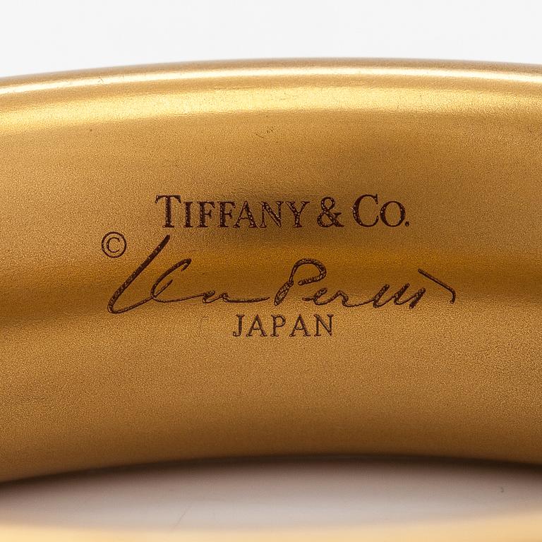 Elsa Peretti/Tiffany & Co, Armband, lakerat japanskt ädelträ. Märkt Elsa Peretti Tiffany & Co Japan.