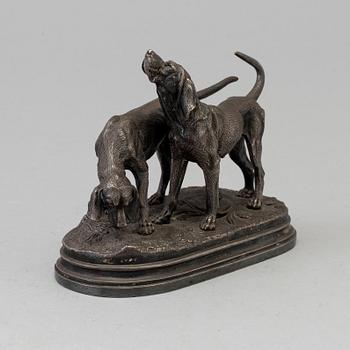 ALFRED DUBUCAND, after, metal sculpture, 19th/20th century.