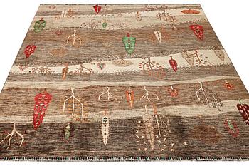 A Khorjin carpet, c. 306 x 258 cm.