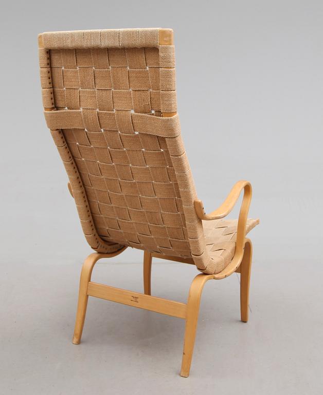 FÅTÖLJ, "Eva hög", Bruno Mathsson, 1983.
