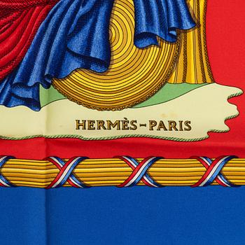 Hermès, scarf, "1789 Liberty Equality Fraternity".