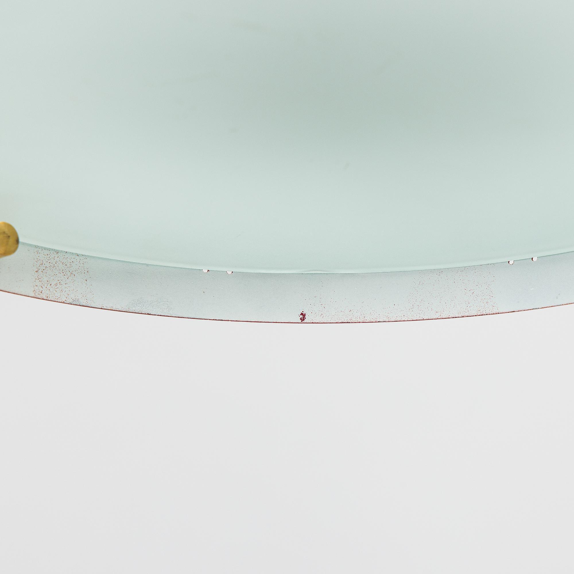 Paavo Tynell, a 1950s 9069/24 'Starry sky' ceiling light for Idman, Finland.