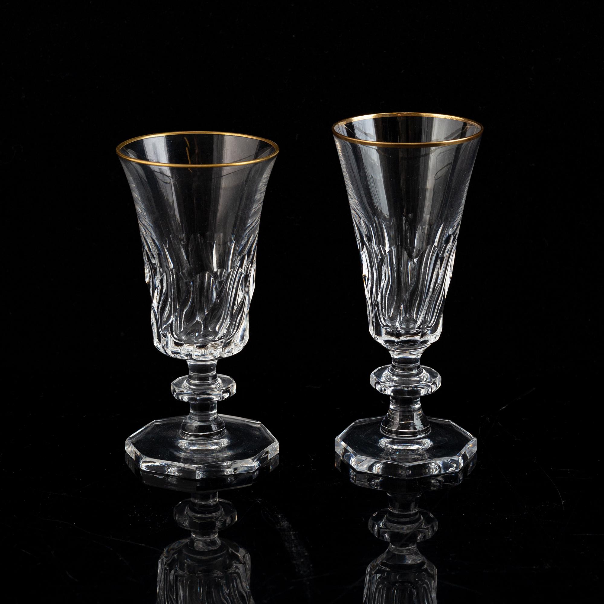 Elis Bergh, glasservice, 121 delar, "Ulriksdal", Kosta, 1900-tal.