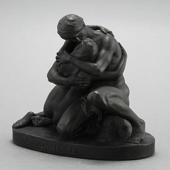 STEPHAN SINDING, efter, skulptur, basalt, 1900-tal.