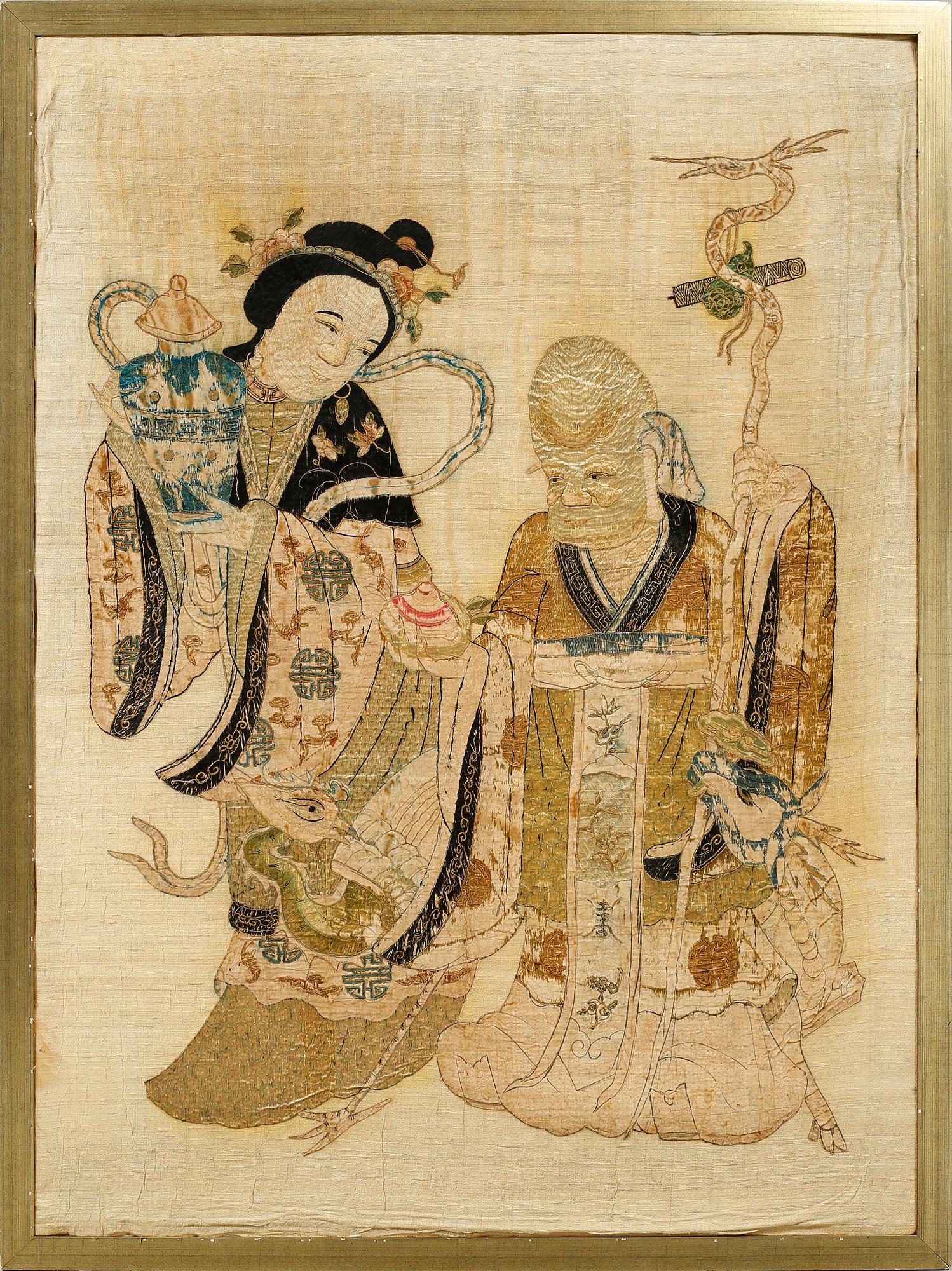 A chinese textile, around the year 1900.