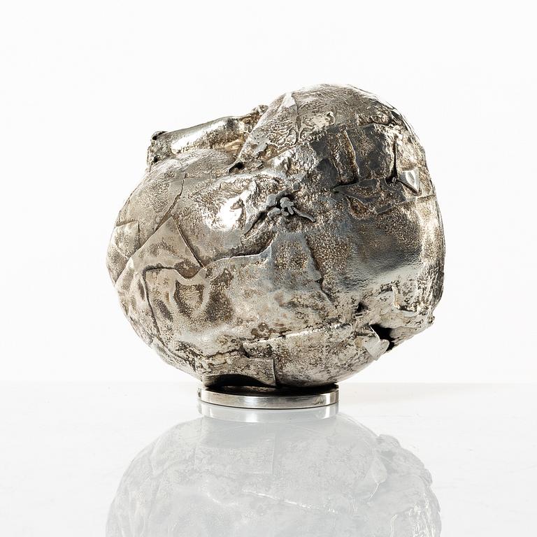 Lars Arby, skulptur, silver, Göteborg 1969.