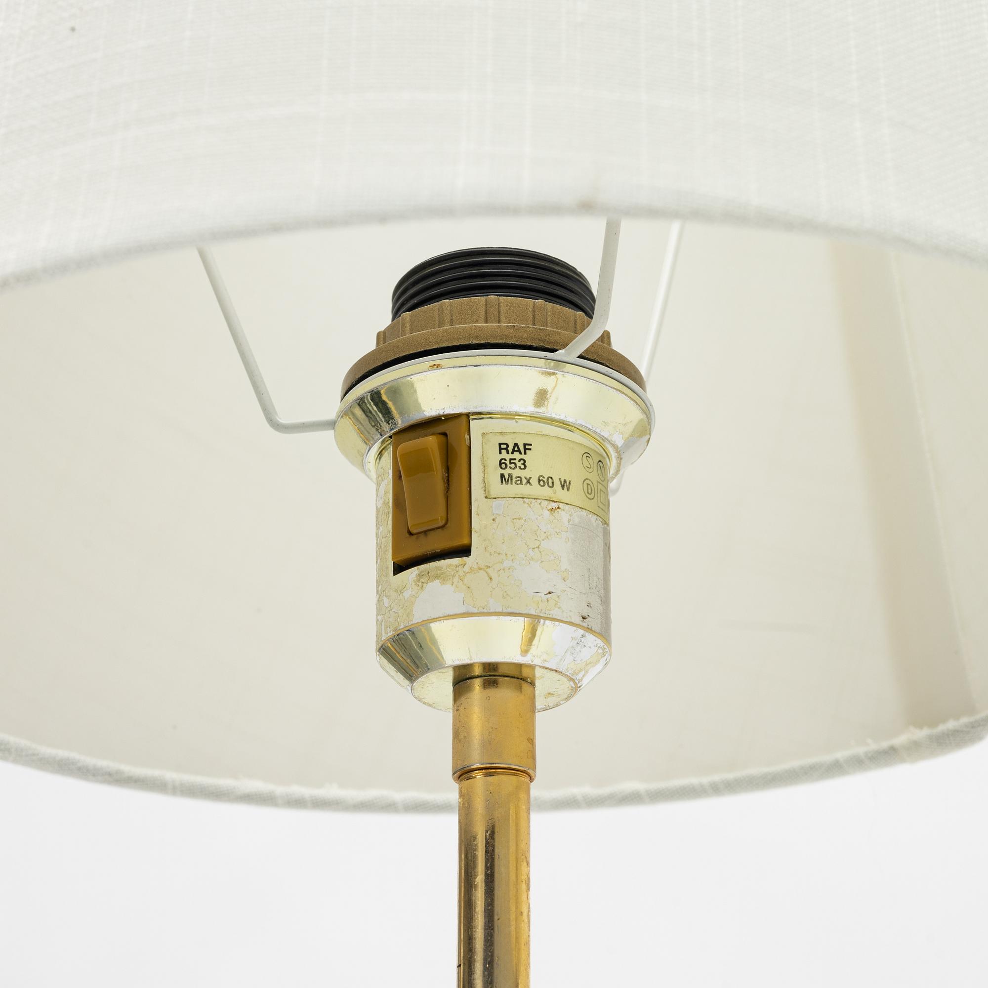 Golvlampor, ett par, Reijmyre, 1900-talets andra hälft.