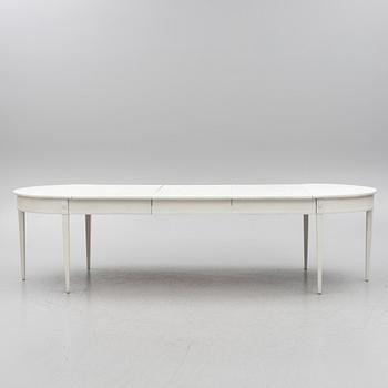 Dining table, Gustavian style, 19th century.