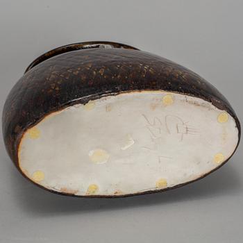 A Stig Lindberg stoneware vase, Gustavsberg studio.