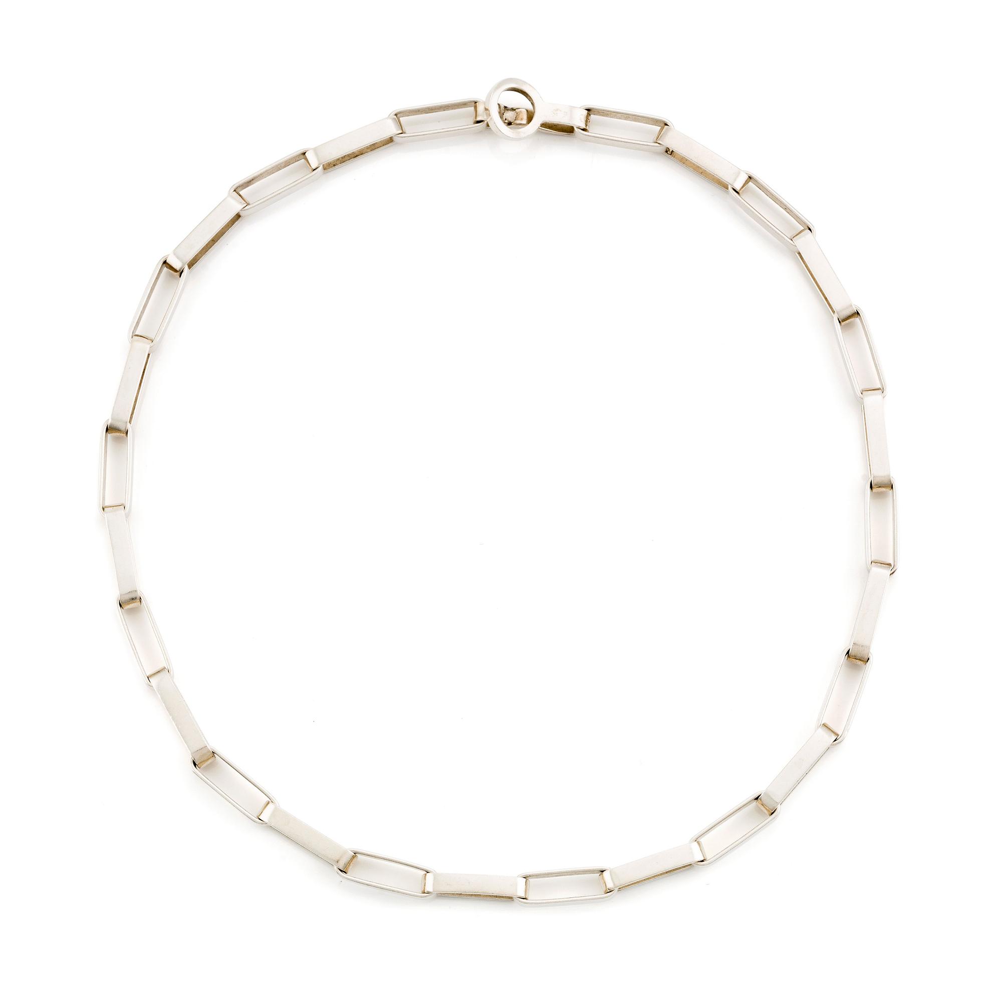 Karl-Ingemar Johansson, a silver necklace, Gothenburg 1970.