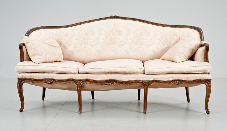 SOFFA, Louis XV-stil, 1900-tal.