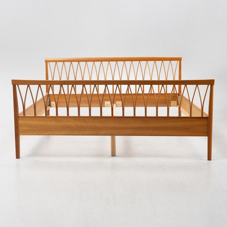 Carl Malmsten, a 'Guldheden' bed frame, Åfors Möbelfabrik, later part of the 20th Century.