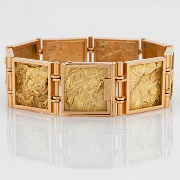 Rey Urban, an 18k red gold bracelet, Stockholm 1967.