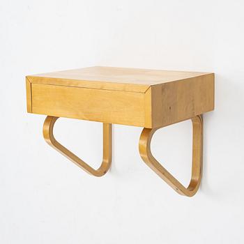 Alvar Aalto, a console/shelf, Aalto Möbler Hedemora, Sweden, mid 20th Century.