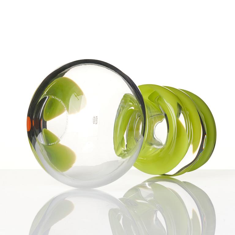 Frida Fjellman, Sculpture, "What's Up? Nothing Much", Kosta Boda, lim. ed 100.