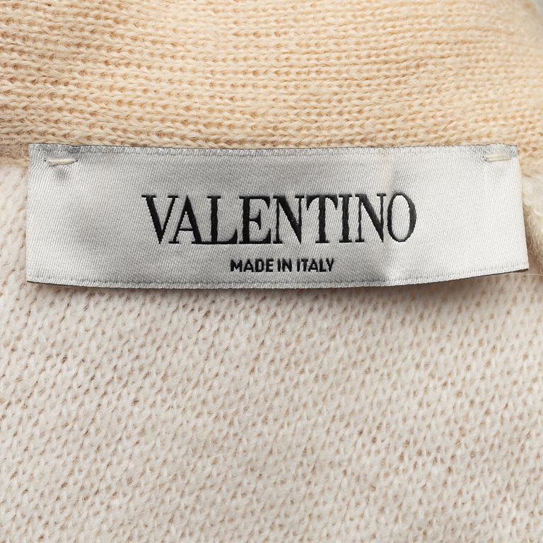 Valentino, a woolmix and lace dress, size S.