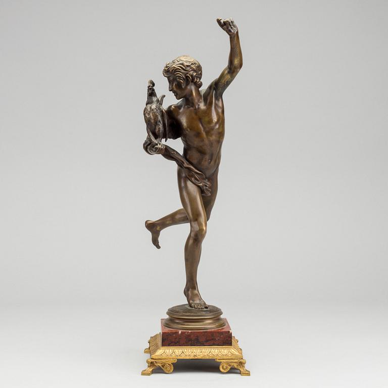 ALEXANDRE FALGUIÈRE, bronze, sculpture, signed.