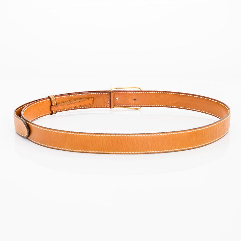 Hermès, a leather belt, year 1980.