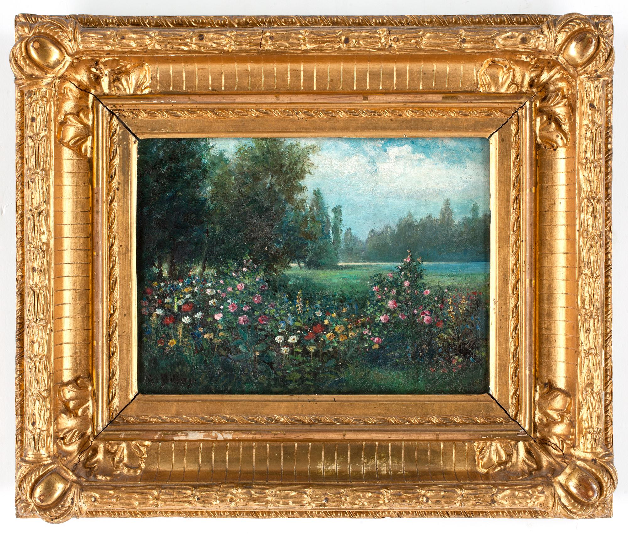 ANNA BILLING, olja på duk, sign.