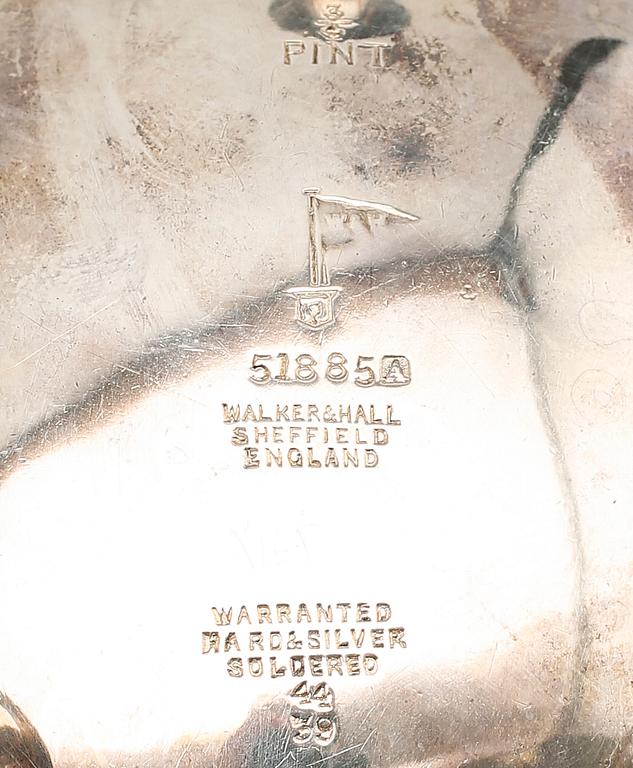 SÅSSNIPOR, 2 st, pläter, Walker & Hall, Sheffield, 1900-talets första hälft.