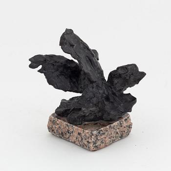 Torsten Fridh, skulptur, brons. Signerad. Total höjd 19 cm.