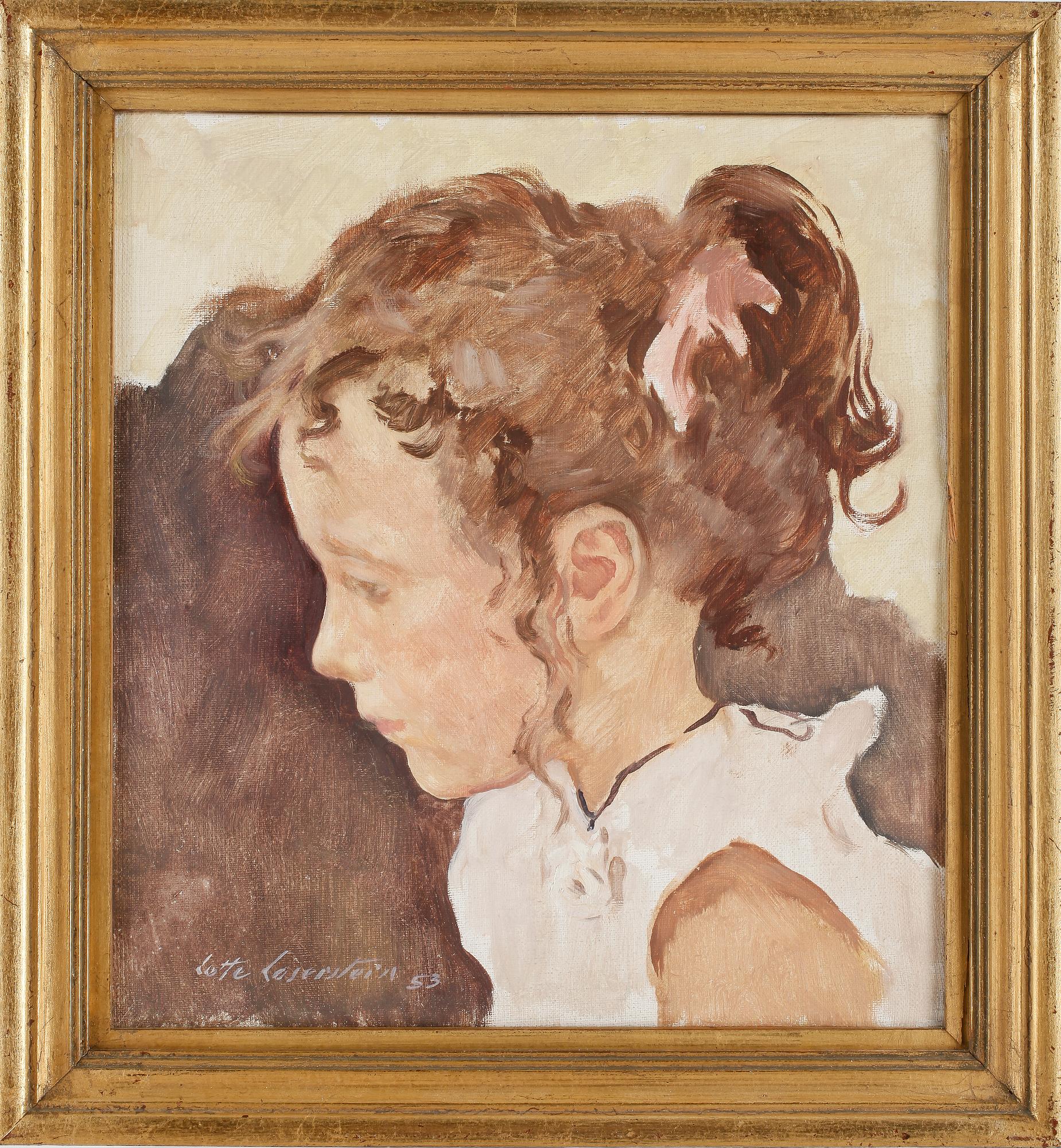 LOTTE LASERSTEIN, olja på duk, signerad och daterad -53.