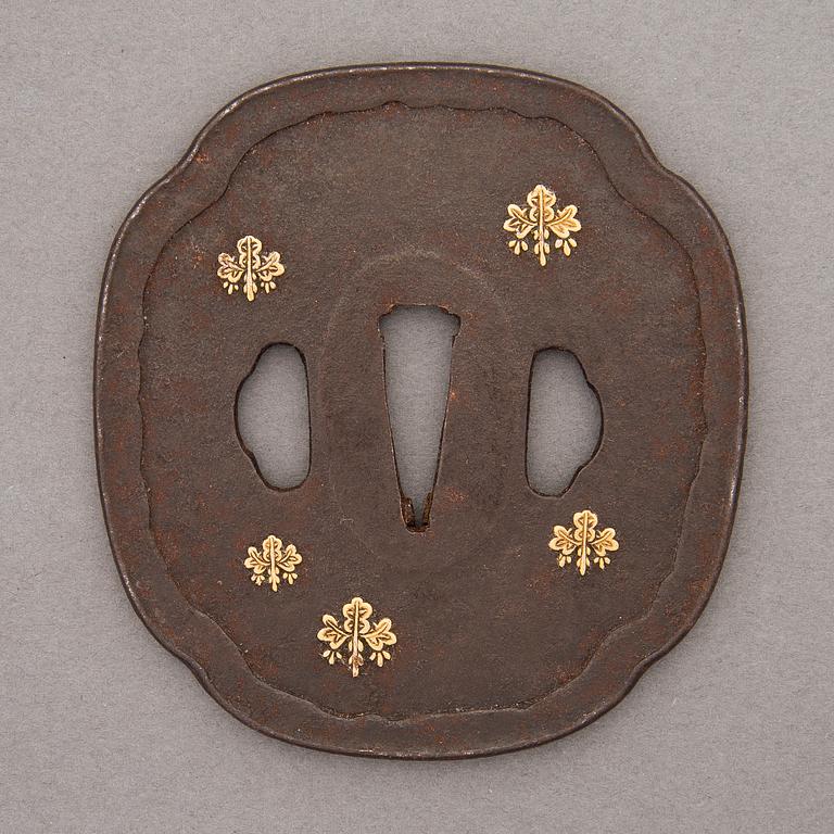 An 18th/19th Century bronze Tsuba.