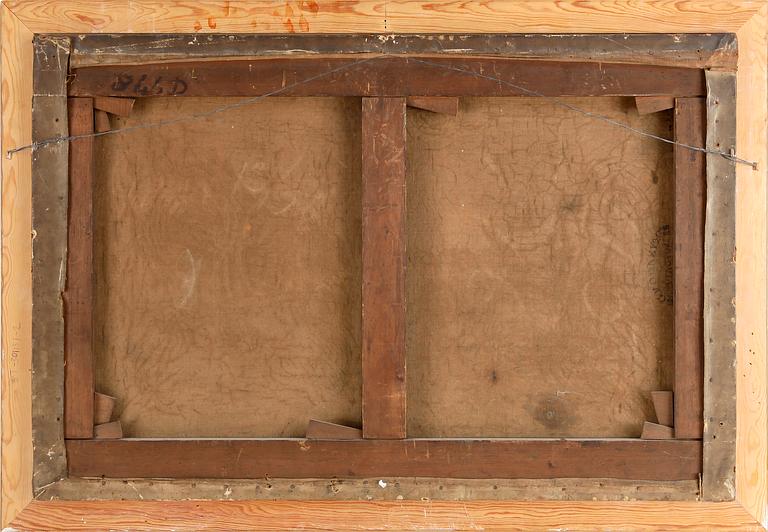 OKÄND KONSTNÄR, olja på duk, ej signerad, 1800-tal.