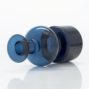 Kaj Franck, karaff, "Kremls klockor", glas, signerad K. Franck Nuutajärvi Notsjö -59.