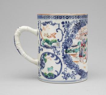 MUGG, porslin, Kina, 1700-tal.