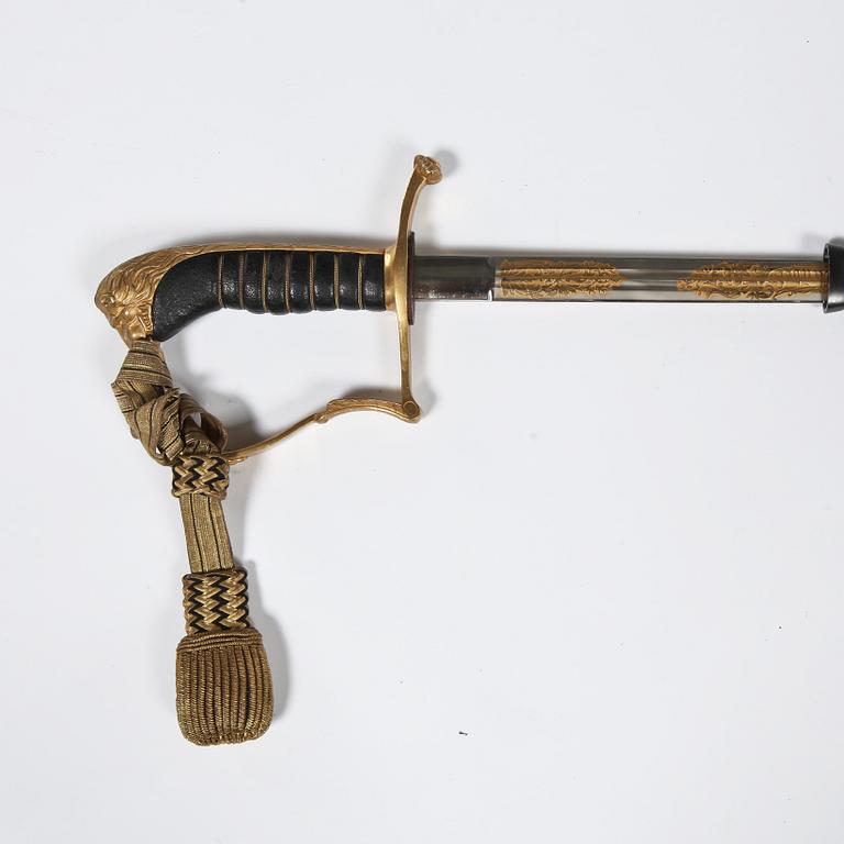 SABEL, modell 1899, för infanteriofficer.