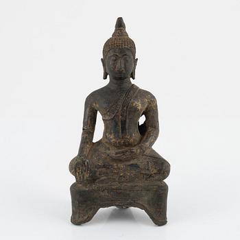 A bronze Buddha, Thailand, Lanna, 18th/19th century.