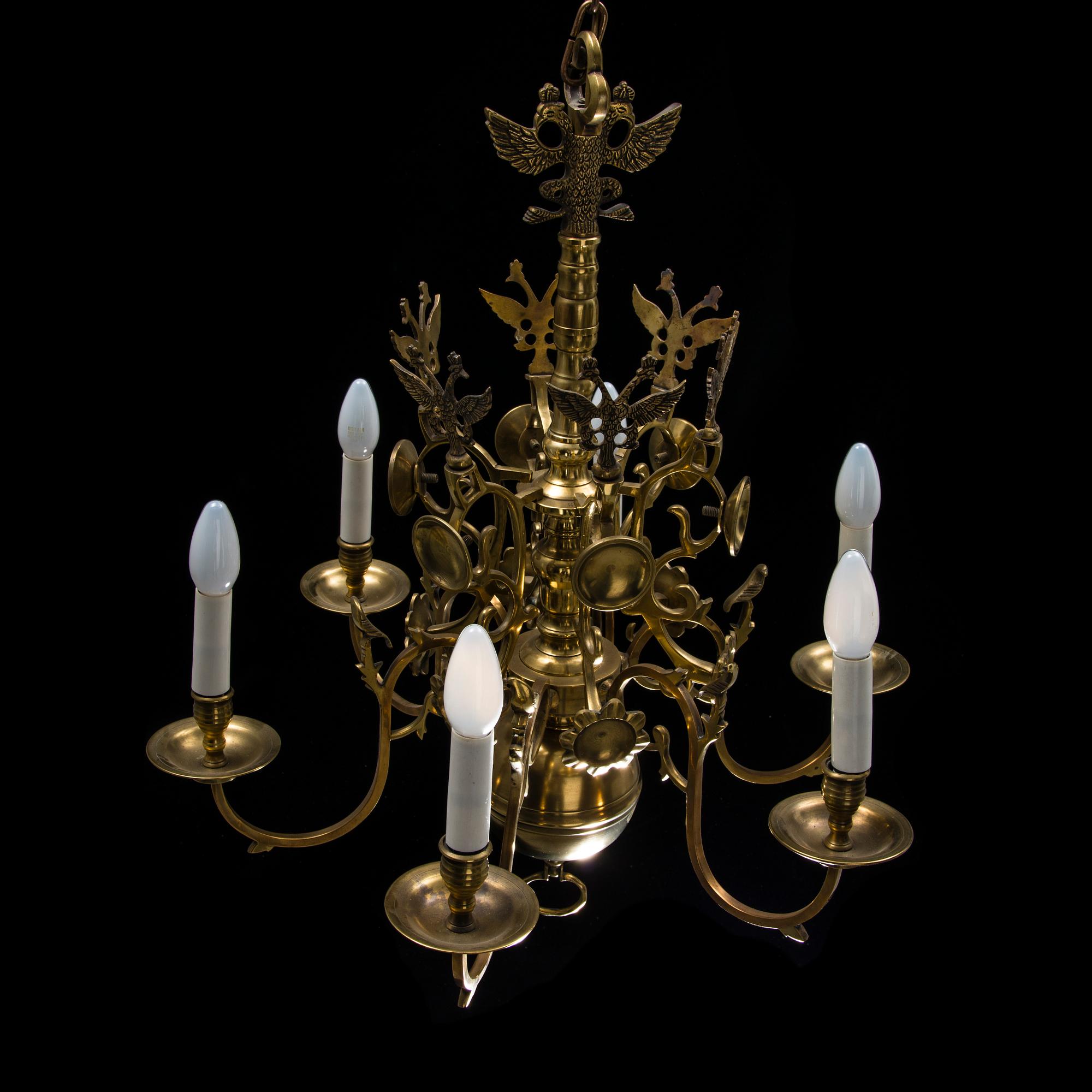 TAKKRONA, barockstil, 1900-tal. Höjd 70 cm.