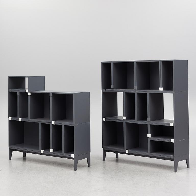 Julien de Swedt, a 23-piece shelving system, 'Stacked', MUUTO, Denmark, 21st century.