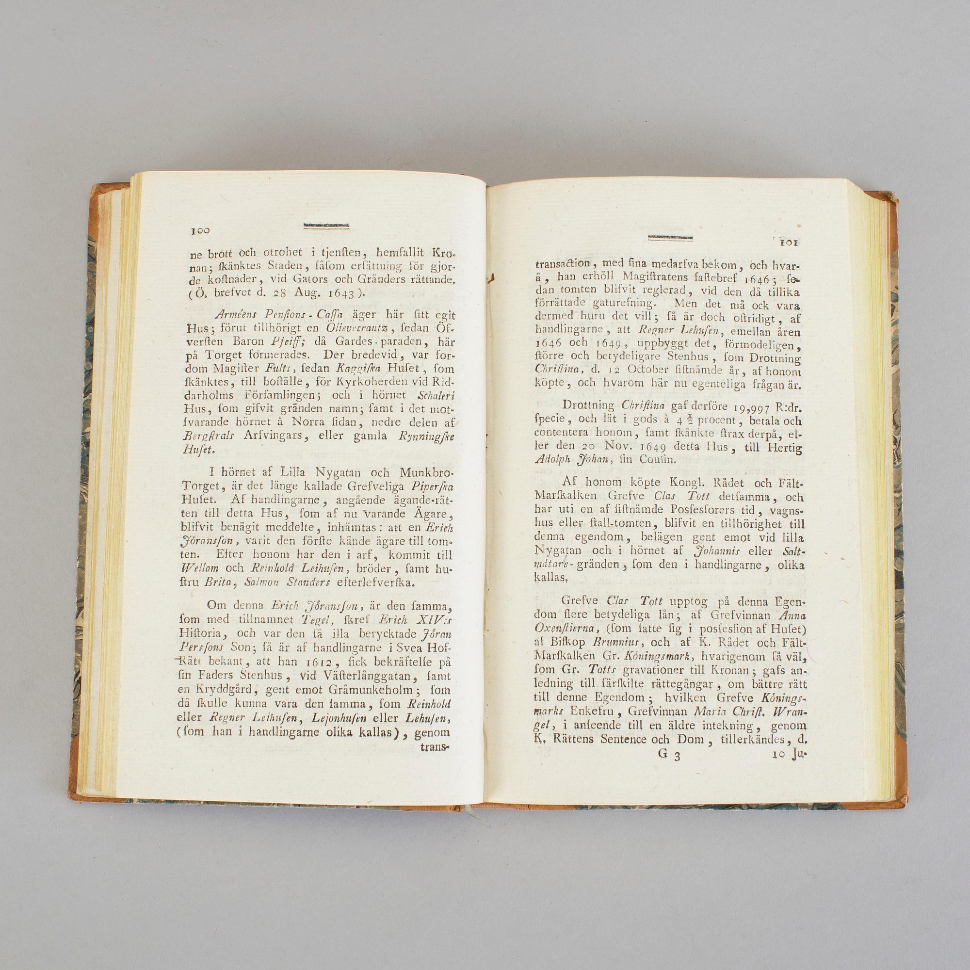 JOHAN ELERS, 4 vol, STOCKHOLM 1-4, Stockholm, H. Nordström junior, 1800-01.