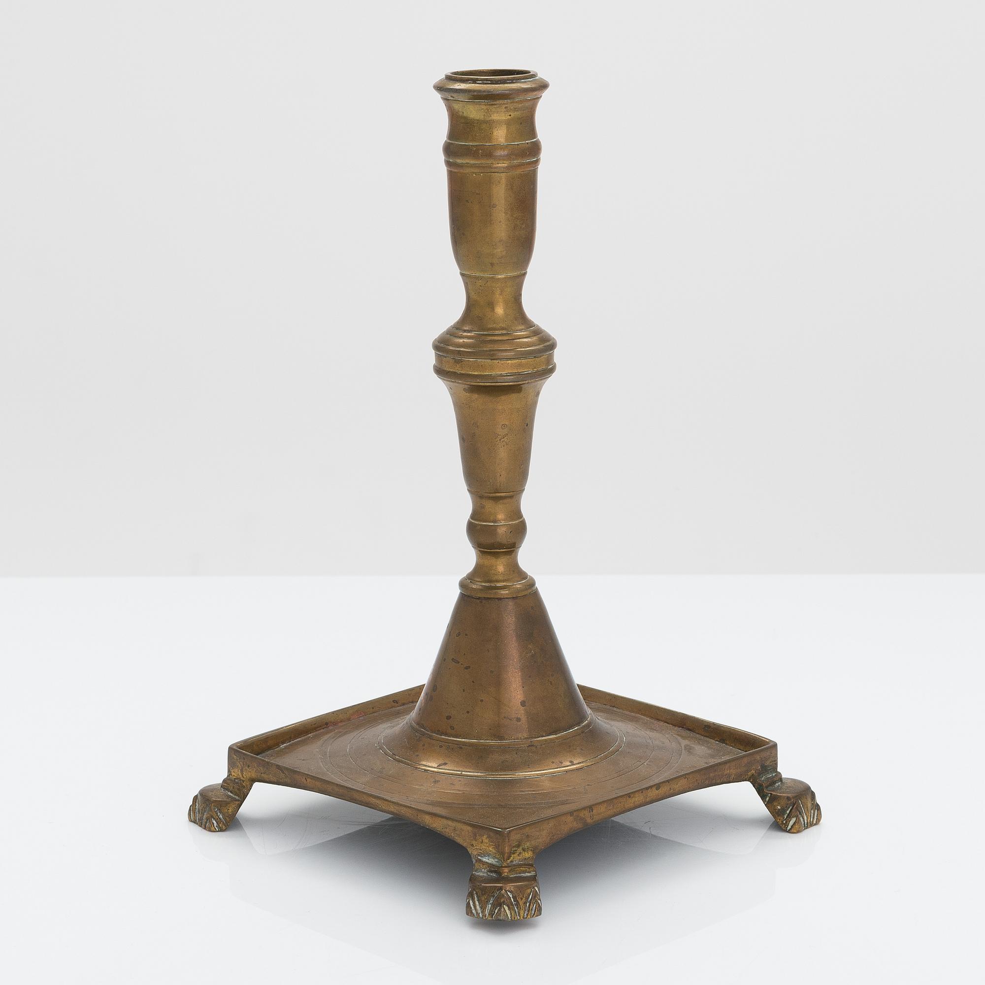A 17th century candlestick, Spain.