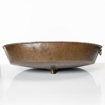 A Swedish copper funnel, 18th / early 19th century.