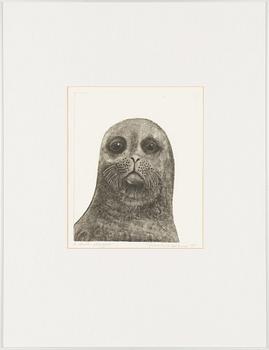 Frans Toikkanen, etsaus, signeerattu ja päivätty -91, merkitty E.d.a IV.