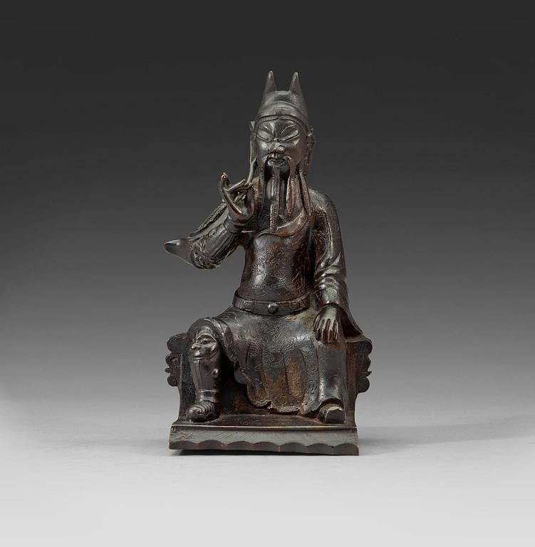 FIGURIN, brons, Qingdynastin, 1800-tal.