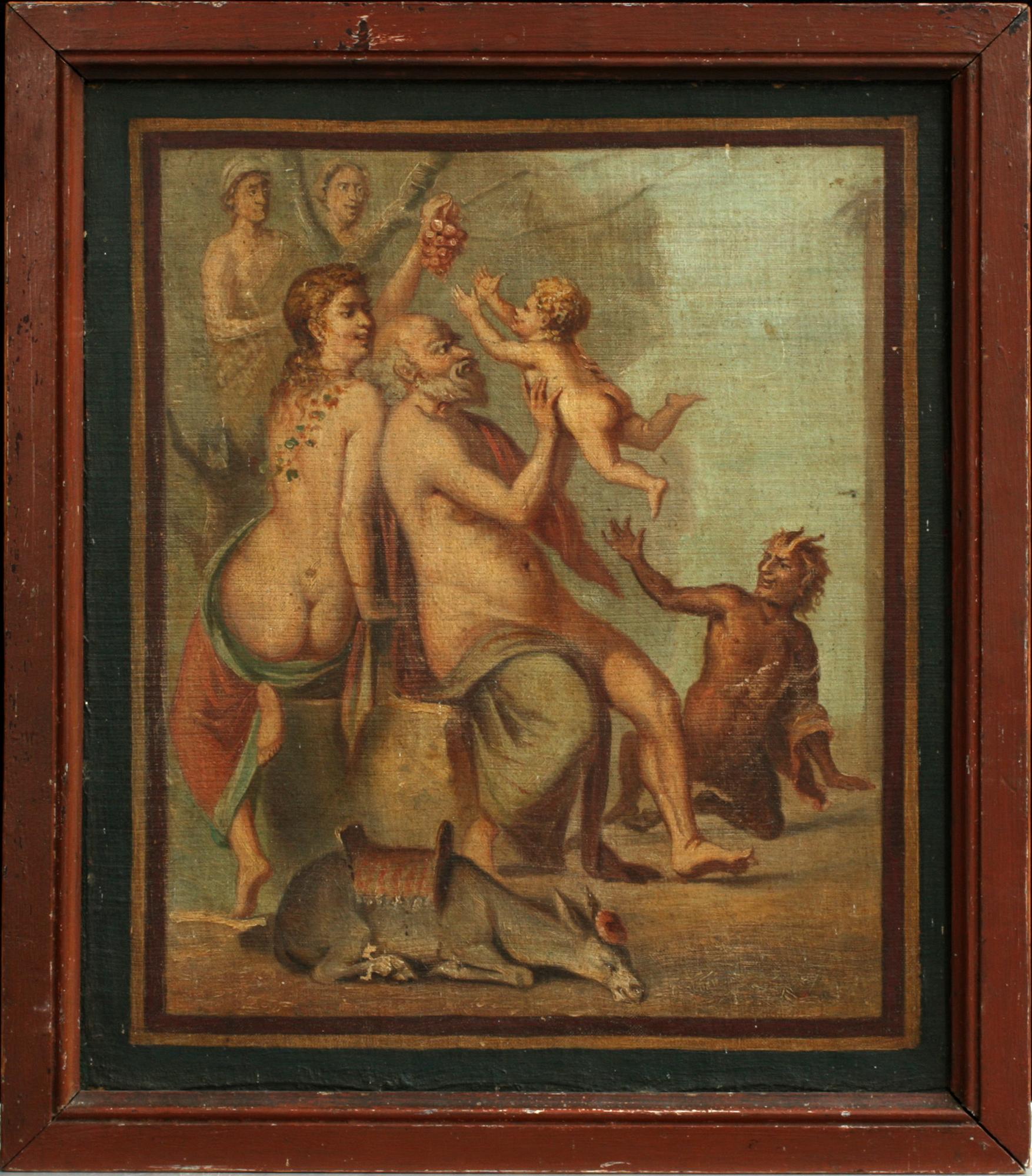 OKÄND KONSTNÄR, olja på duk, 1800-tal.
